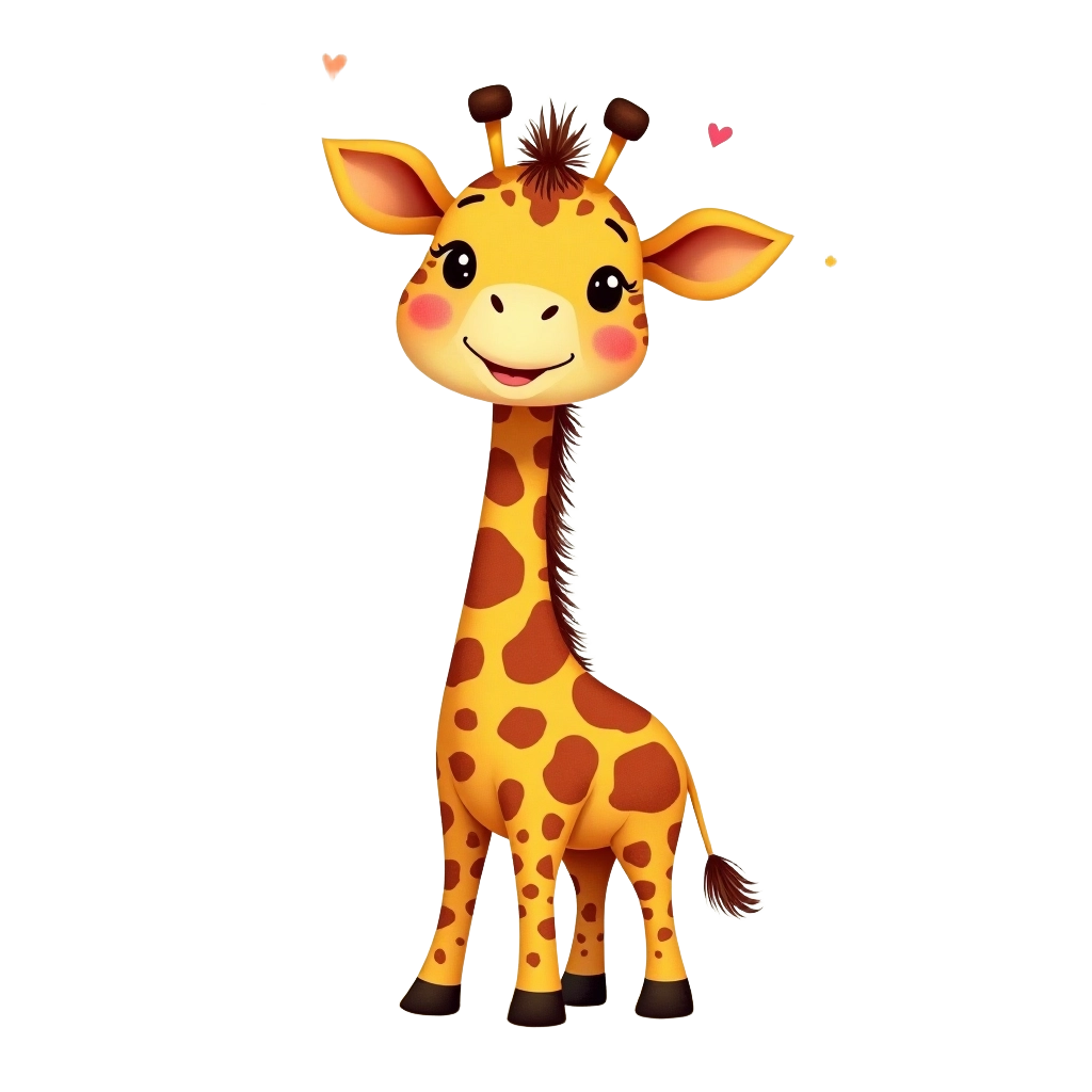 Cute Giraffe Illustration